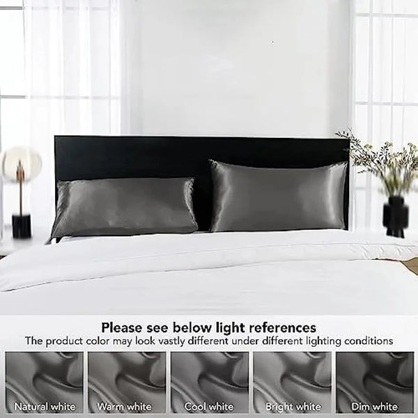 Satin Silk Pillowcase for Hair and Skin- 2pcs DealNede