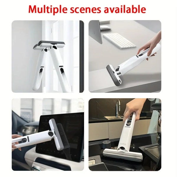 Handheld Mop Multifunctional Small Desktop Mop Handheld Hands-free Washing Sponge Kitchen Hands Free Sponge Absorbs Water Mop DealNede™