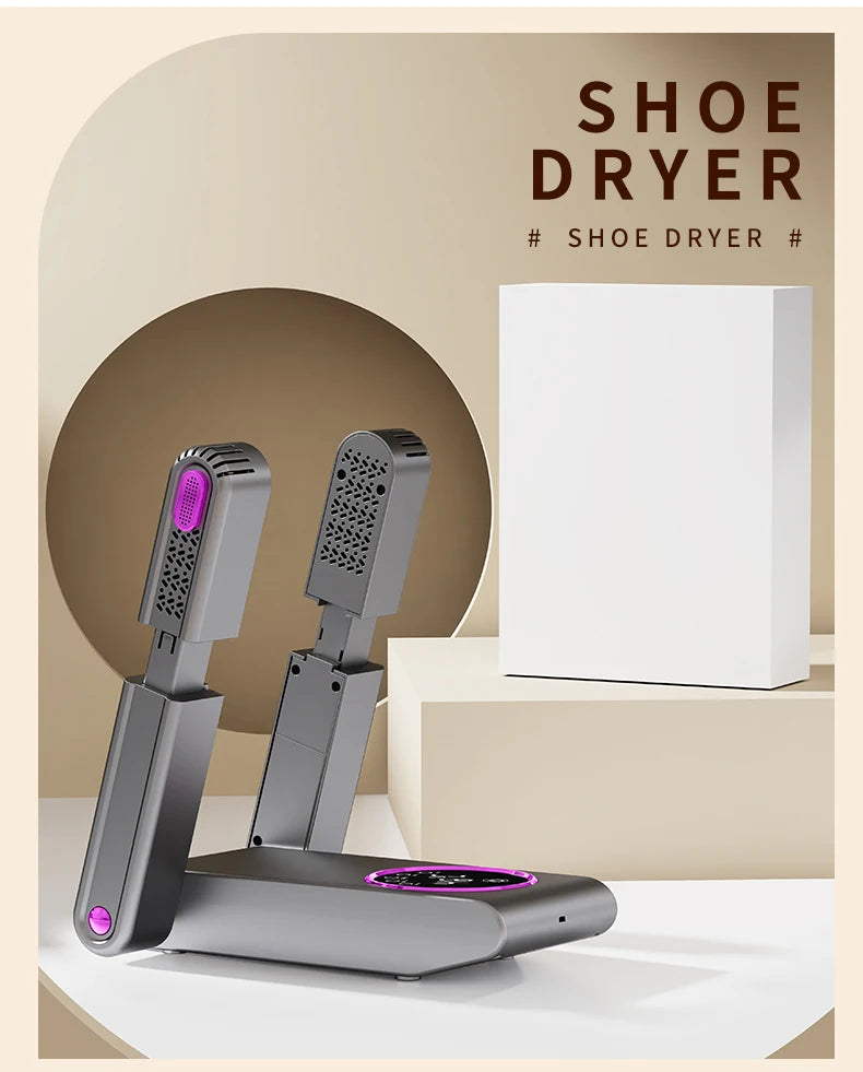 2025 Intelligent Electric Shoe Dryer Timer Adjustable Dryer Quick Drying Deodorizing Sterilizing Shoe Dryer Shoe Warmer Heater DealNede™