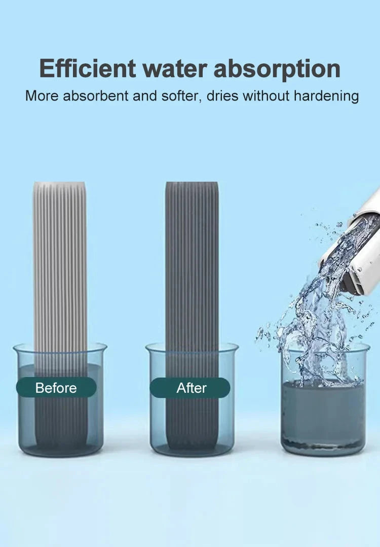 Portable Mini Cleaning Mop – Self-Squeeze Wet & Dry Sponge Mop DealNede™