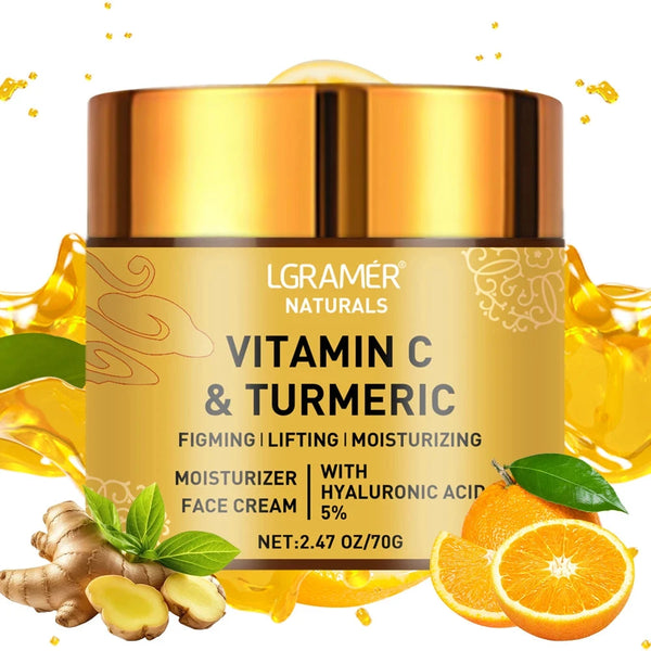 Turmeric Vitamin C Face Cream Brightening Moisturizing Skincare DealNede™