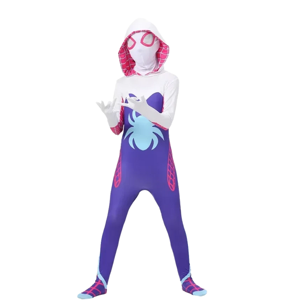 Kids Superhero Spider Costume Spandex Jumpsuit Halloween Suit DealNede™