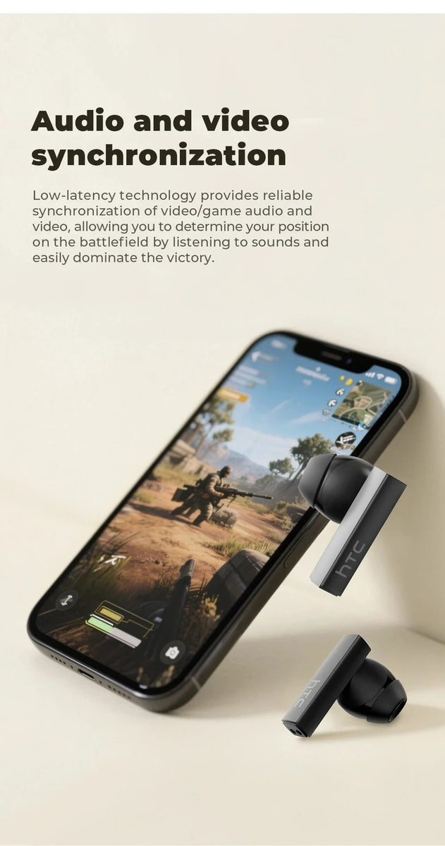 HTC NE40 Earphones – Bluetooth V6 TWS AI Translator Headphones DealNede™
