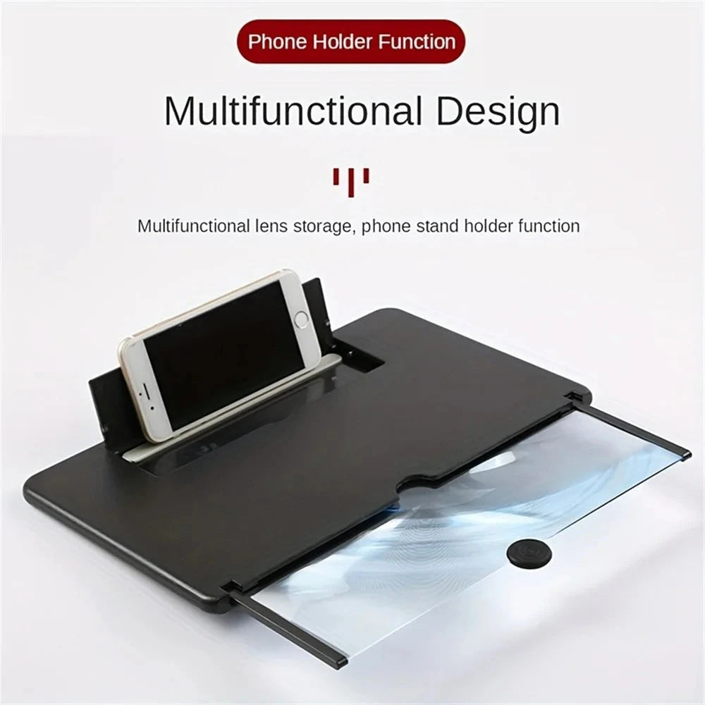 12 Inch Phone Screen Amplifier 3D HD Mobile Video Magnifier DealNede™