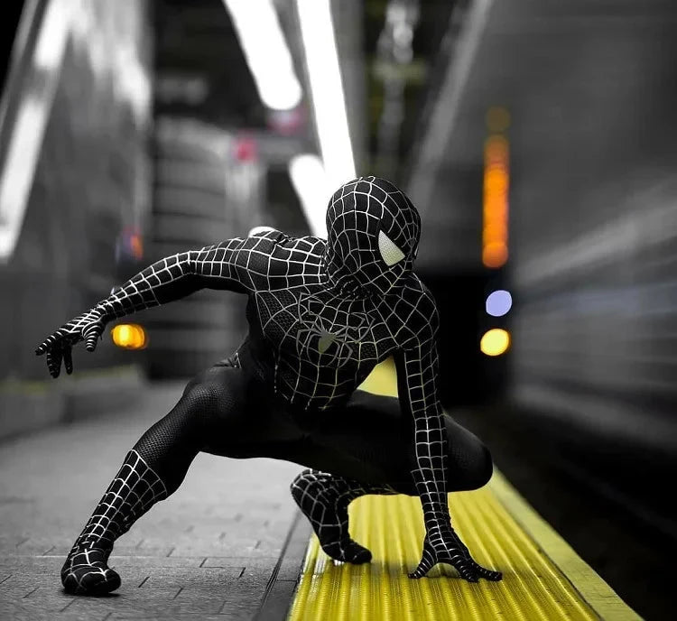 Adult Man Spiderman Costume Tobey Maguire Cosplay Bodysuit DealNede™