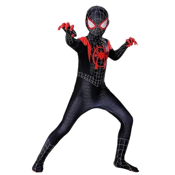 Kids Superhero Spider Costume Spandex Jumpsuit Halloween Suit DealNede™