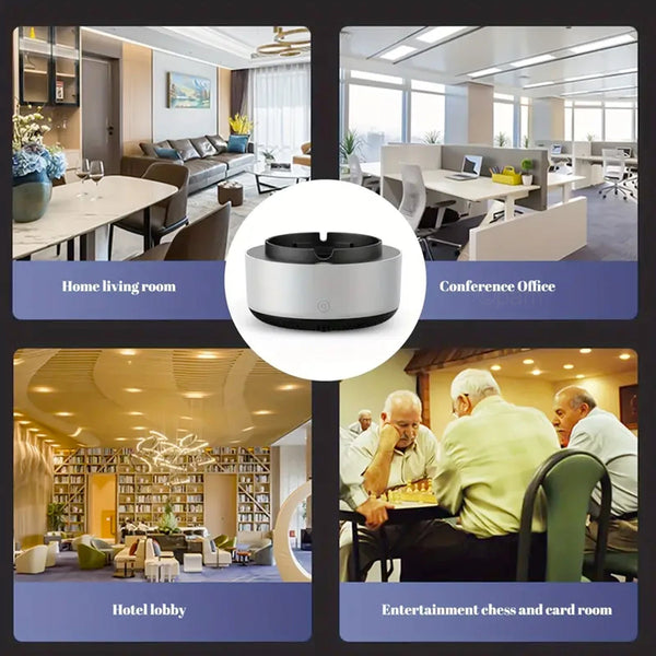 2-in-1 Intelligent Smoke-free Ashtray, Instantly Eliminates The Smell Of Second-hand Smoke, Does Not Include Batteries, Suitable DealNede™