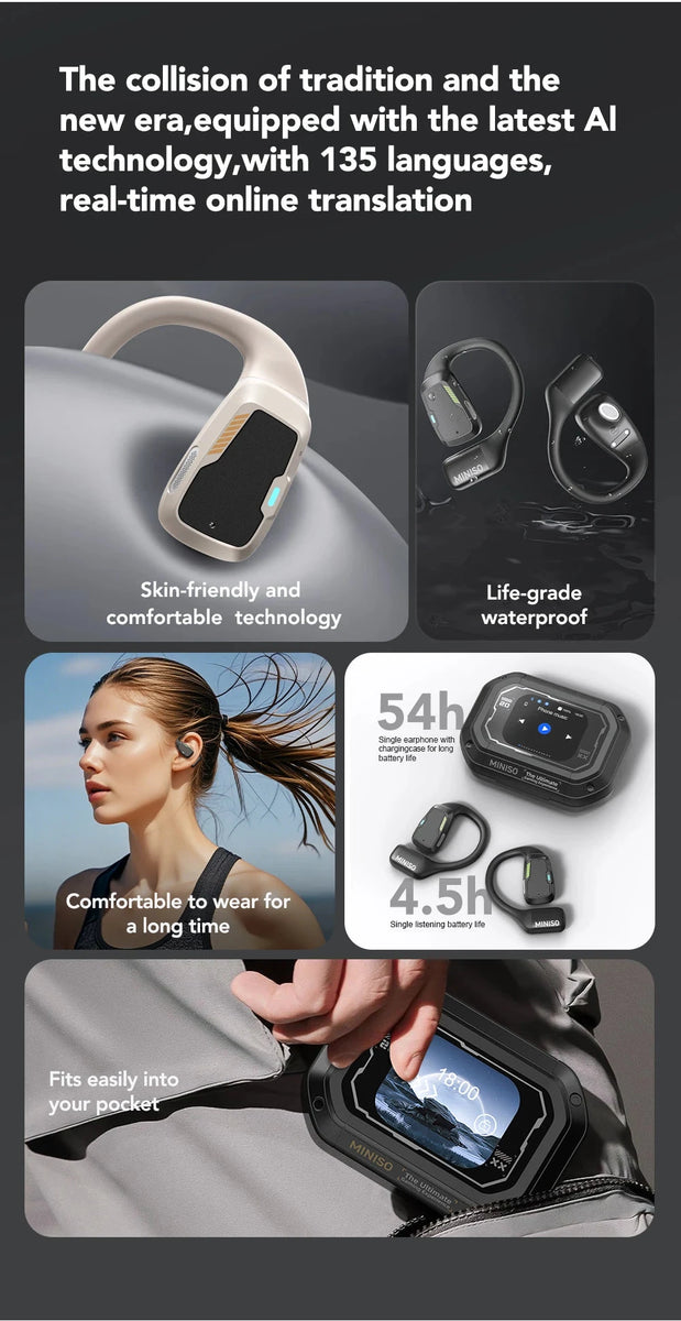 MINISO M98 Translator Earphone AI Wireless Headphones DealNede™