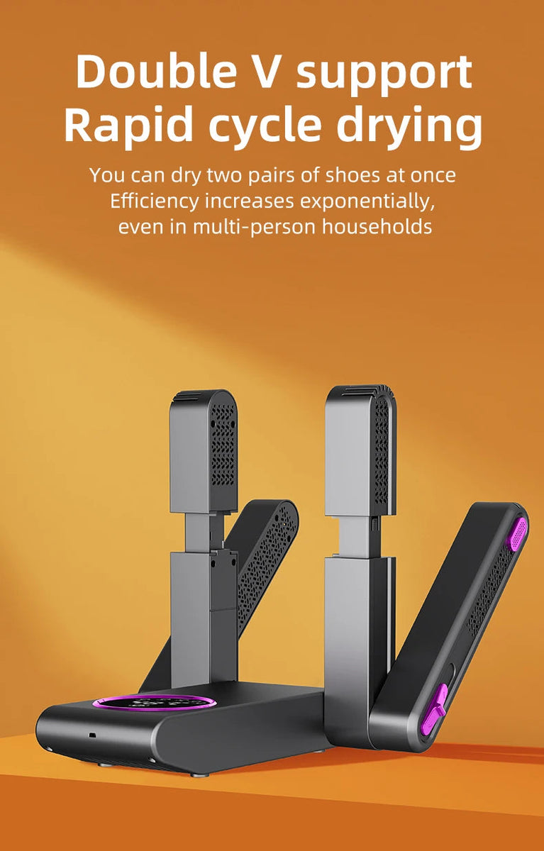 2025 Intelligent Electric Shoe Dryer Timer Adjustable Dryer Quick Drying Deodorizing Sterilizing Shoe Dryer Shoe Warmer Heater DealNede™