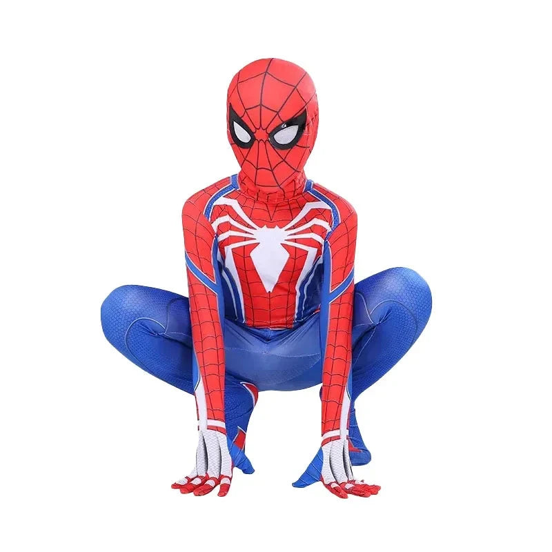 Kids Superhero Spider Costume Spandex Jumpsuit Halloween Suit DealNede™