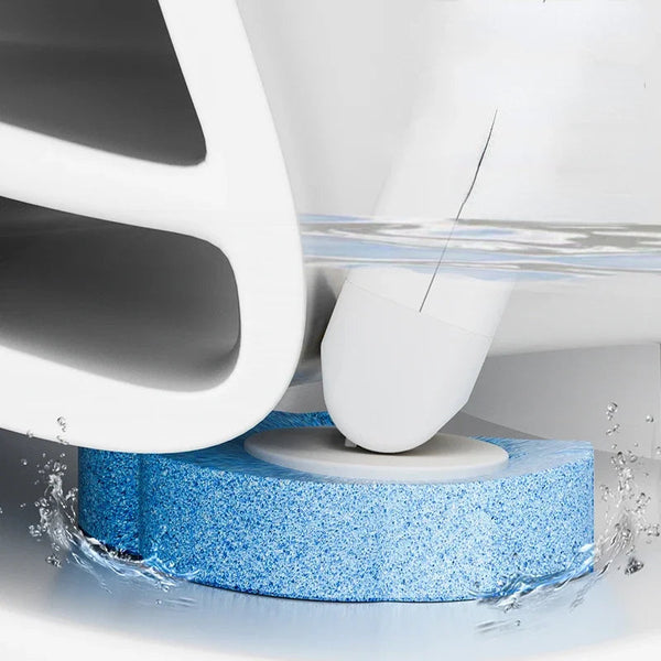 1SET White Disposable Toilet Brush Cleaner With Long Handle With Replaceable Brush Head Cleaning Brush Bathroom Accessories DealNede™