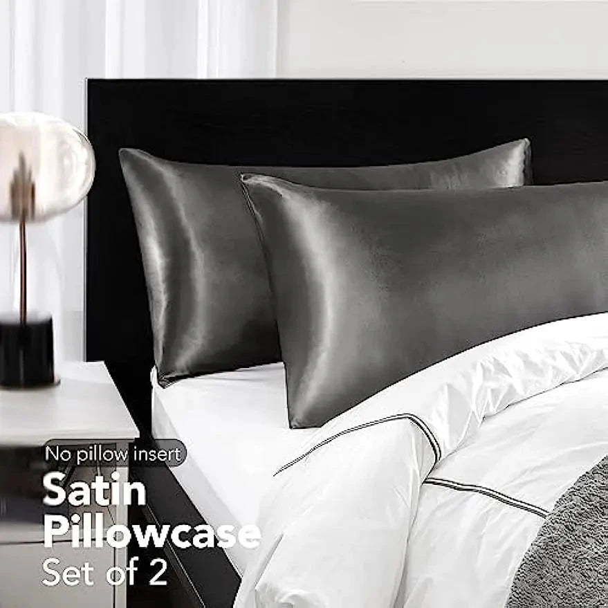 Satin Silk Pillowcase for Hair and Skin- 2pcs DealNede