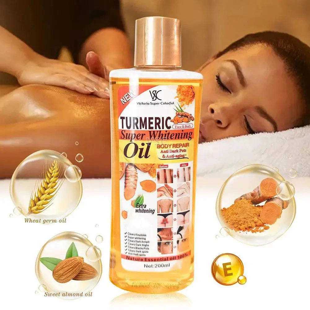 200ml Turmeric Essential Oil for Face & Body Moisturizing Hydration DealNede™