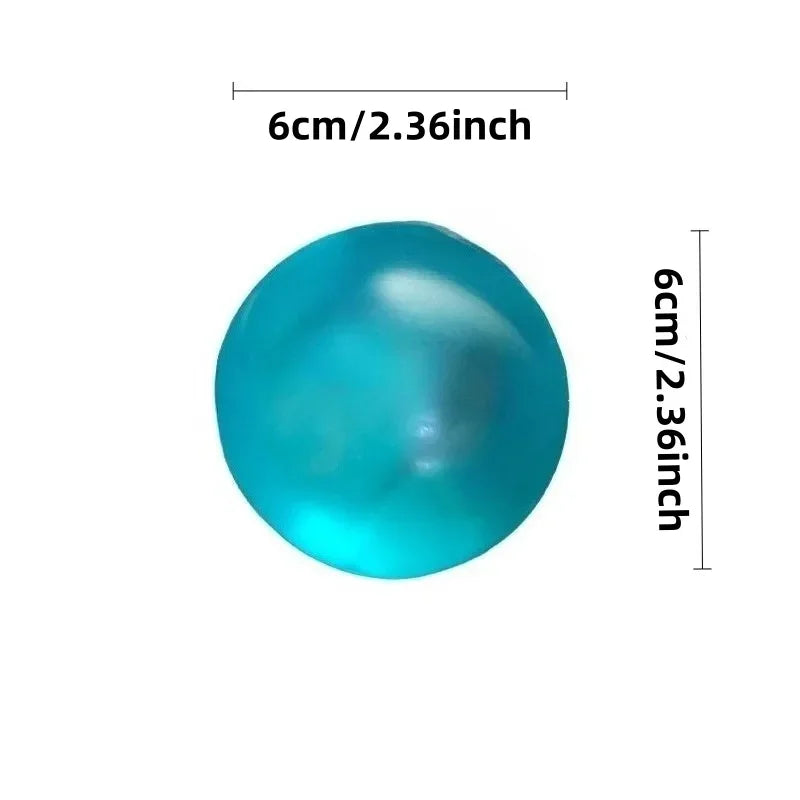 Handmade Coconut Oil Squishy Ball Slow Rising Fidget Stress Ball Clear Jelly Sensory Ball Soft Stress Relief Toy for Adults