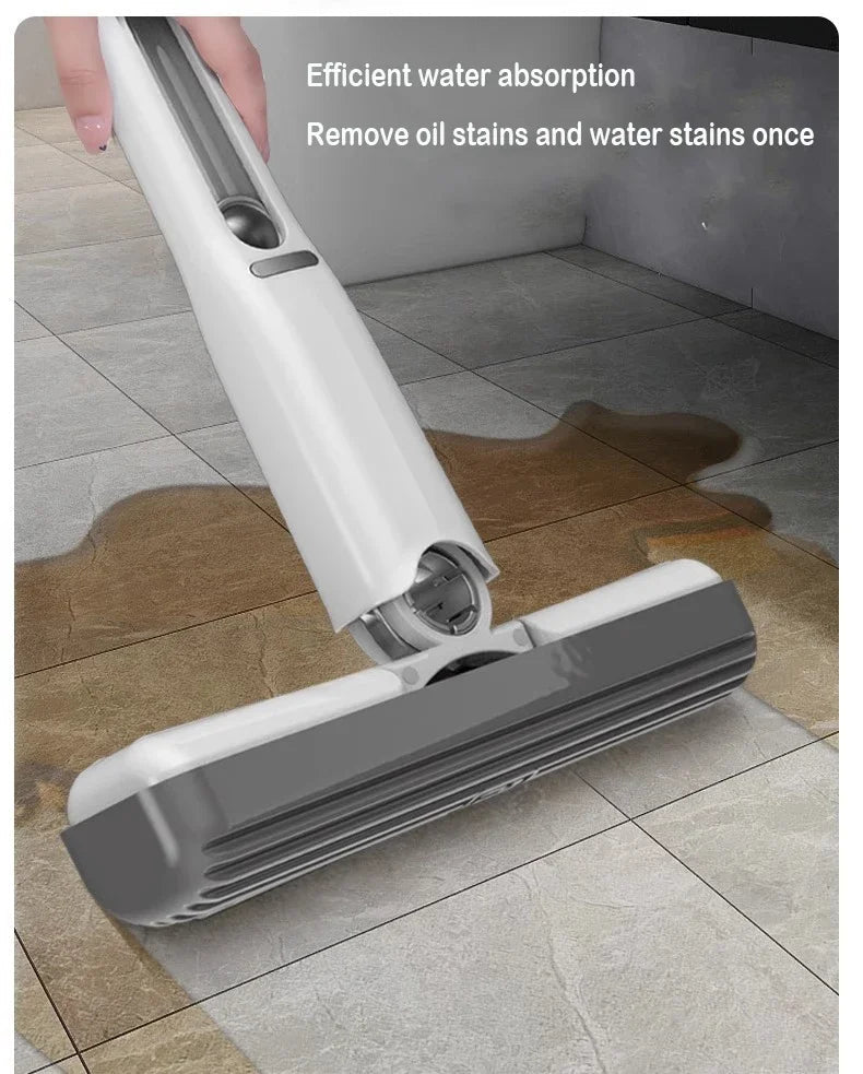 Handheld Mop Multifunctional Small Desktop Mop Handheld Hands-free Washing Sponge Kitchen Hands Free Sponge Absorbs Water Mop DealNede™