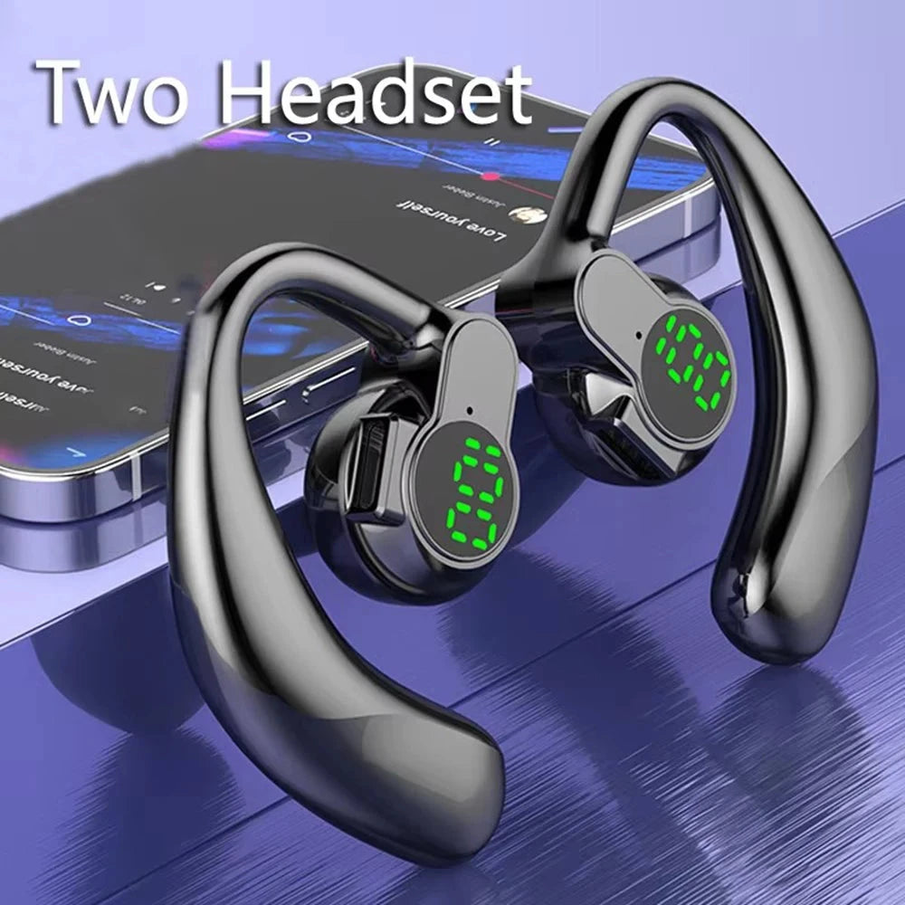 Bluetooth 5.4 Wireless Headset Noise Reduction Sports Earphones DealNede™