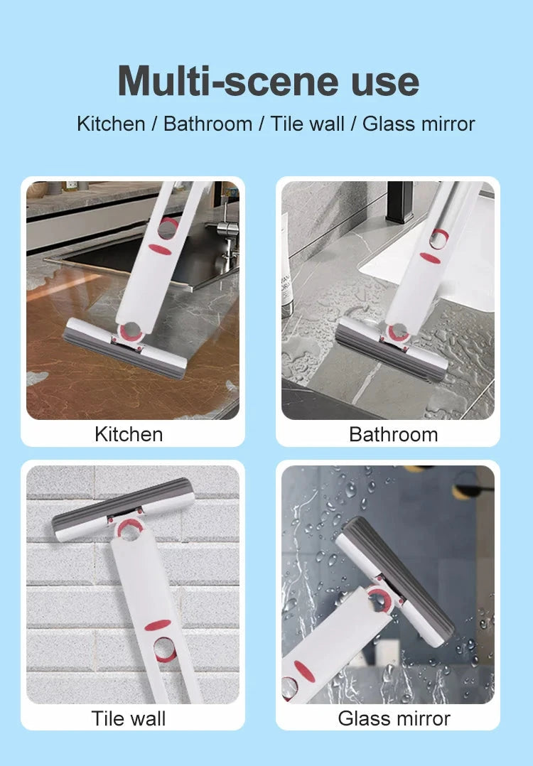 Portable Mini Cleaning Mop – Self-Squeeze Wet & Dry Sponge Mop DealNede™