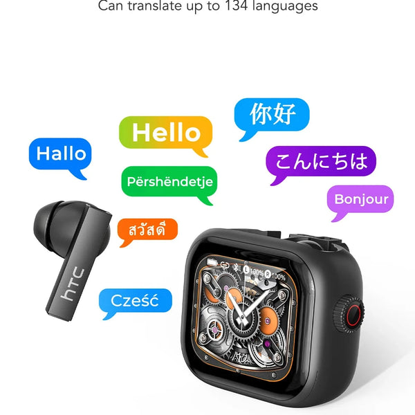 HTC NE40 Earphones – Bluetooth V6 TWS AI Translator Headphones DealNede™