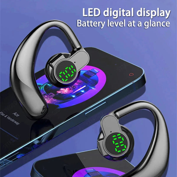 Bluetooth 5.4 Wireless Headset Noise Reduction Sports Earphones DealNede™