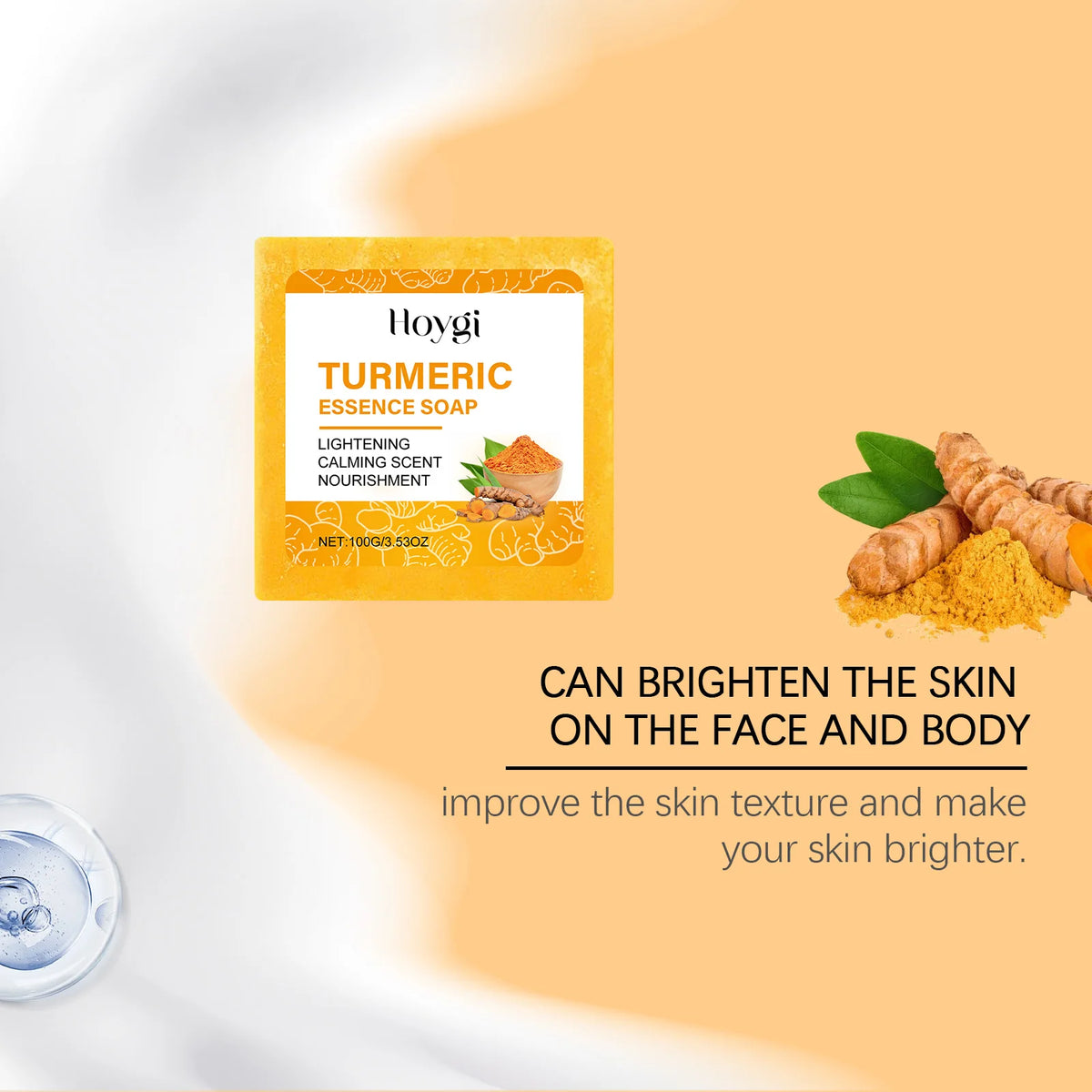 Turmeric Skincare Set Brightening Face and Body