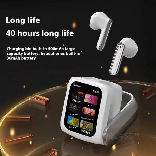 Wireless Headphones with Touch Screen Noise Cancelling Sports Headset DealNede™