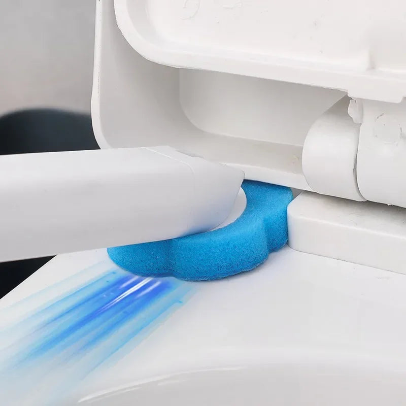 6-60PCS Disposable Toilet Brush Heads Bathroom Replacement Sponges Head Toilet Cleaning Brush Refills No Dead Angle Brush Heads DealNede™