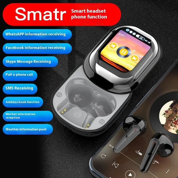 AI Translation Headset 2025 Wireless Bluetooth Smart Touch Earbuds DealNede™