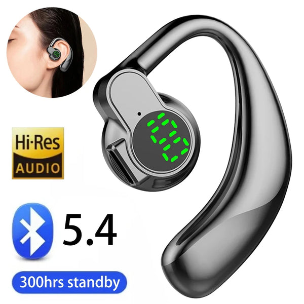 Bluetooth 5.4 Wireless Headset Noise Reduction Sports Earphones DealNede™