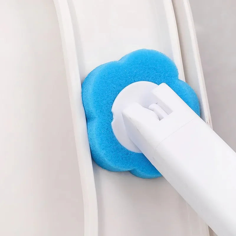 6-60PCS Disposable Toilet Brush Heads Bathroom Replacement Sponges Head Toilet Cleaning Brush Refills No Dead Angle Brush Heads DealNede™