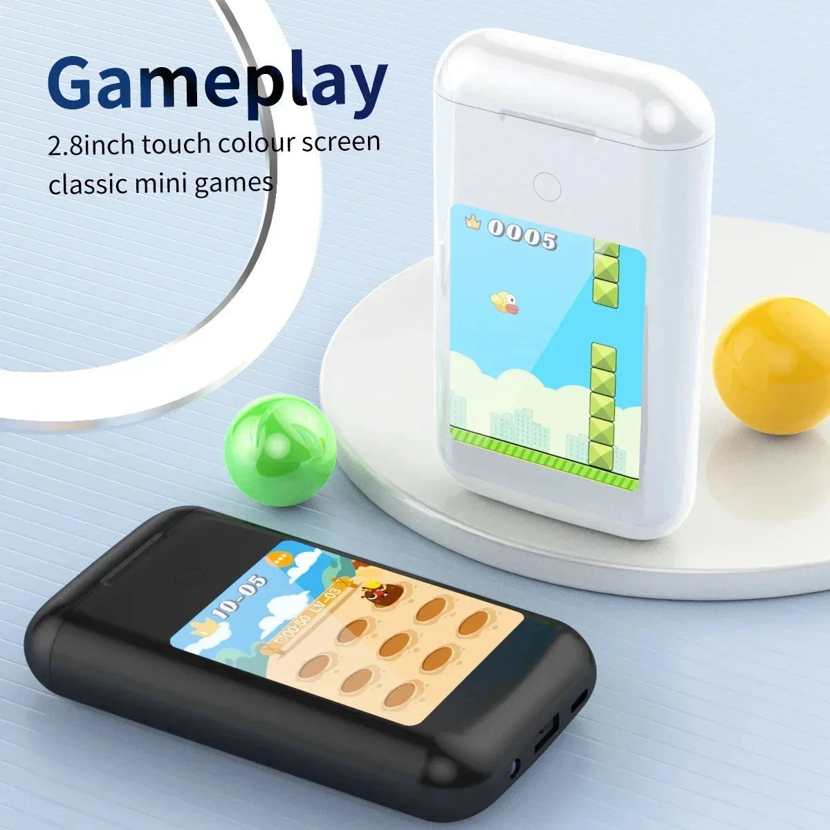 In-Ear Bluetooth Wireless Earphone with 2.8" Touch Screen DealNede™
