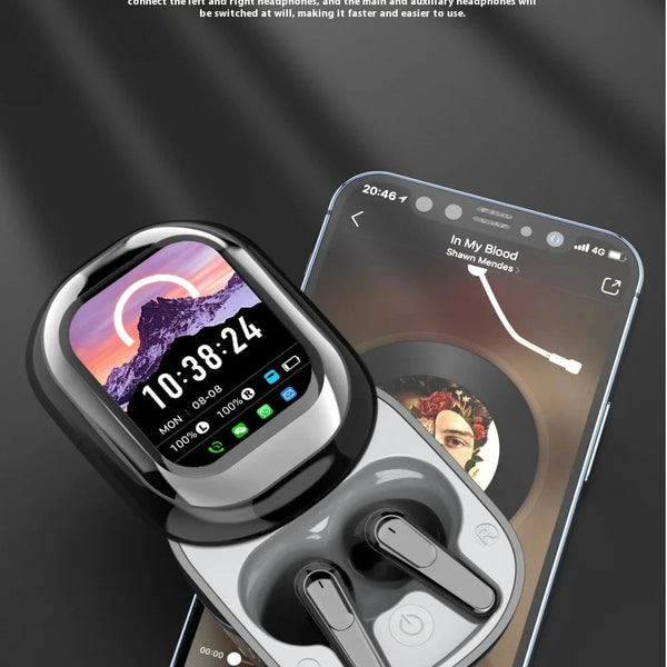 AI Translation Headset 2025 Wireless Bluetooth Smart Touch Earbuds DealNede™