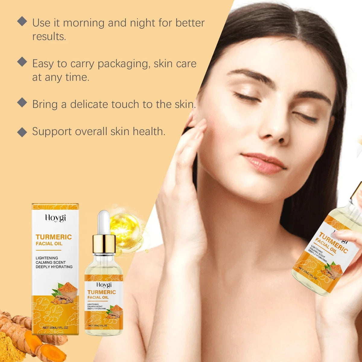 Turmeric Skincare Set Brightening Anti Acne Face and Body Care DealNede™