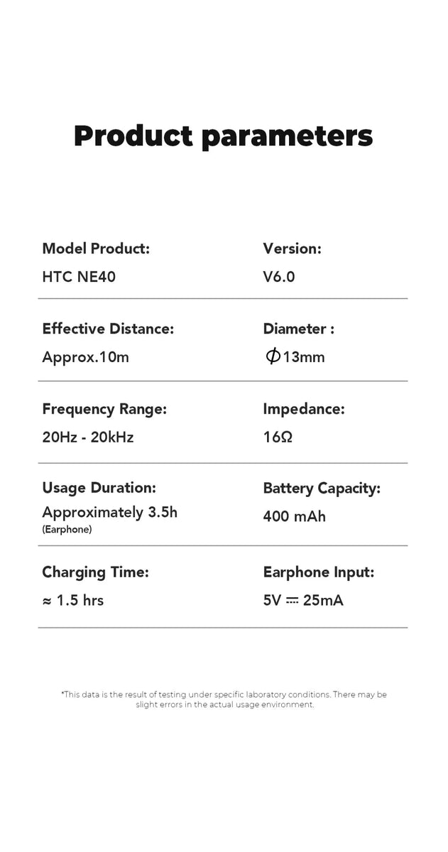 HTC NE40 Earphones – Bluetooth V6 TWS AI Translator Headphones DealNede™