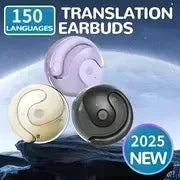 AI Translator Headphones Bluetooth 5.3 144-Language Earbuds DealNede™
