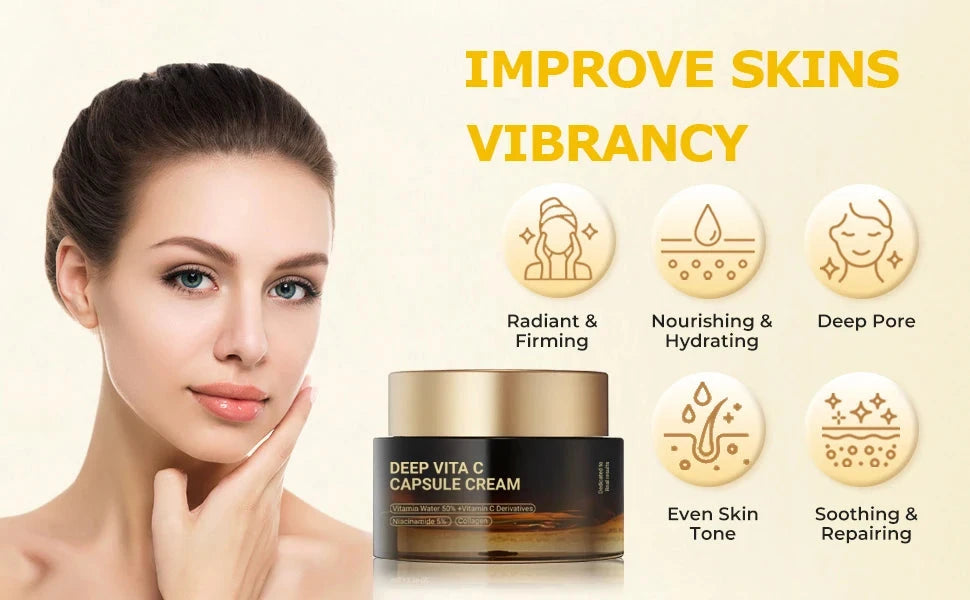 Deep Vitamin C Golden Capsule Hydrating Face Moisturizer DealNede™