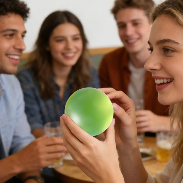Handmade Coconut Oil Squish Ball Slow Rising Fidget Stress Ball Clear Jelly Sensory Ball Soft Stress Relief Toy For Adults