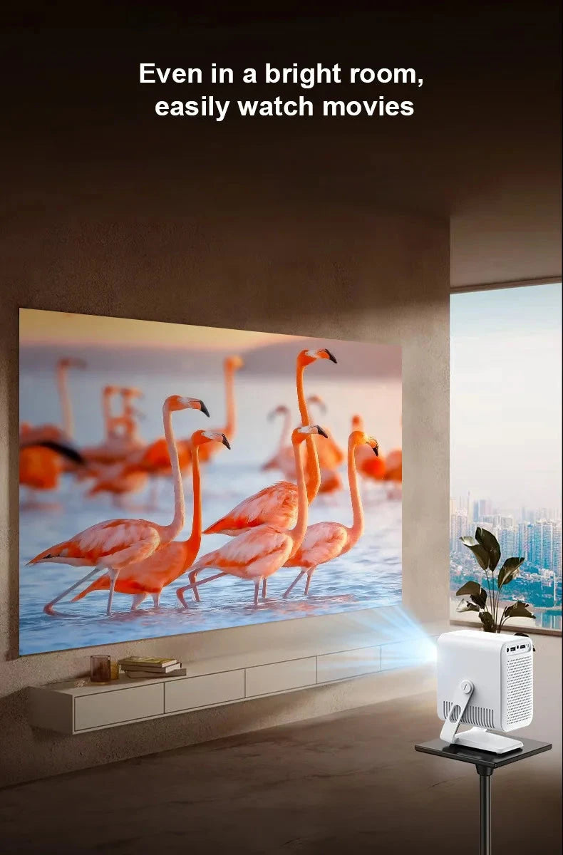 Yinzam HY600 Interactive Protable Projector 300ANSI BT5.0 WiFi Video Projector with Auto Focus Keystone for Meeting Education DealNede™