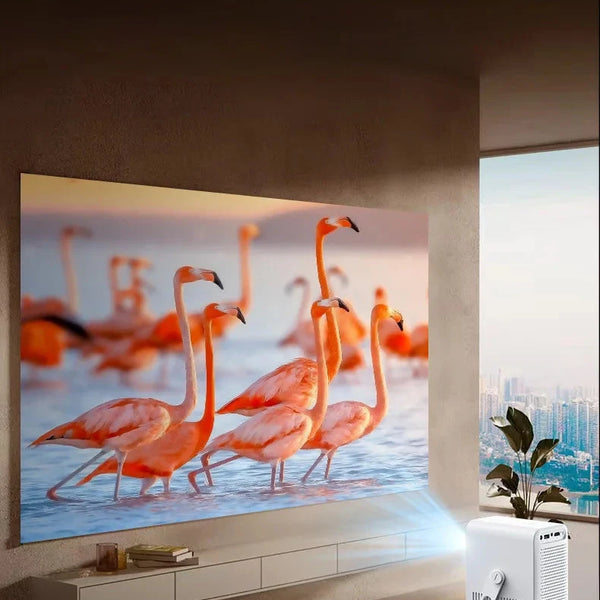 Yinzam HY600 Interactive Protable Projector 300ANSI BT5.0 WiFi Video Projector with Auto Focus Keystone for Meeting Education DealNede™