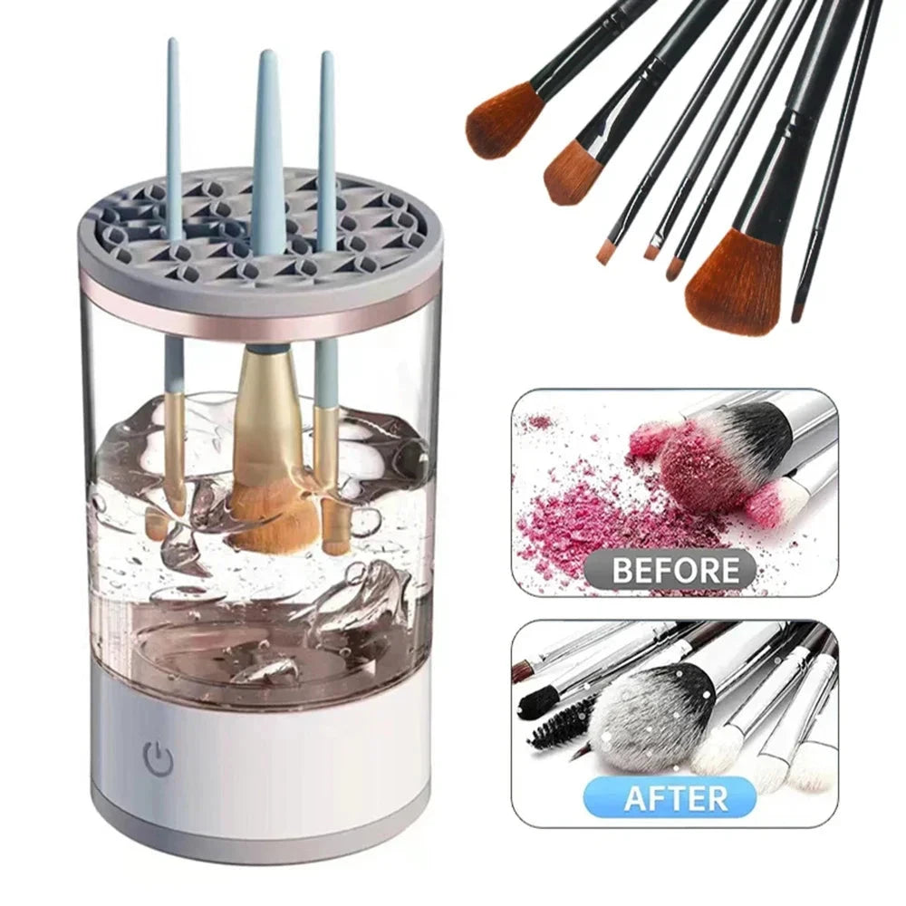 3 in 1 Electric Makeup Brush Cleaner Automatic Spinner Tool DealNede™