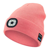Night Run Marathon Night Fishing Bluetooth LED Light Warm Cap USB Rechargeable Music Knitted Cap 3 Gear Light Adjustment Cap DealNede™