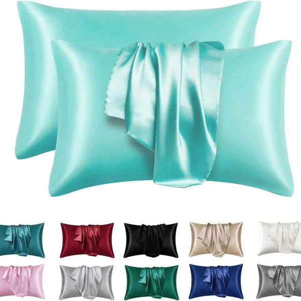 Satin Silk Pillowcase for Hair and Skin- 2pcs DealNede