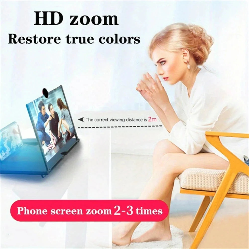 12 Inch Phone Screen Amplifier 3D HD Mobile Video Magnifier DealNede™