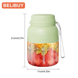 500/1300ML Electric Juicer Cup 6 Blades Blender Milkshake Machine USB Portable Fruit Milk Mixing Tool Mini Fresh Juice Blender DealNede™