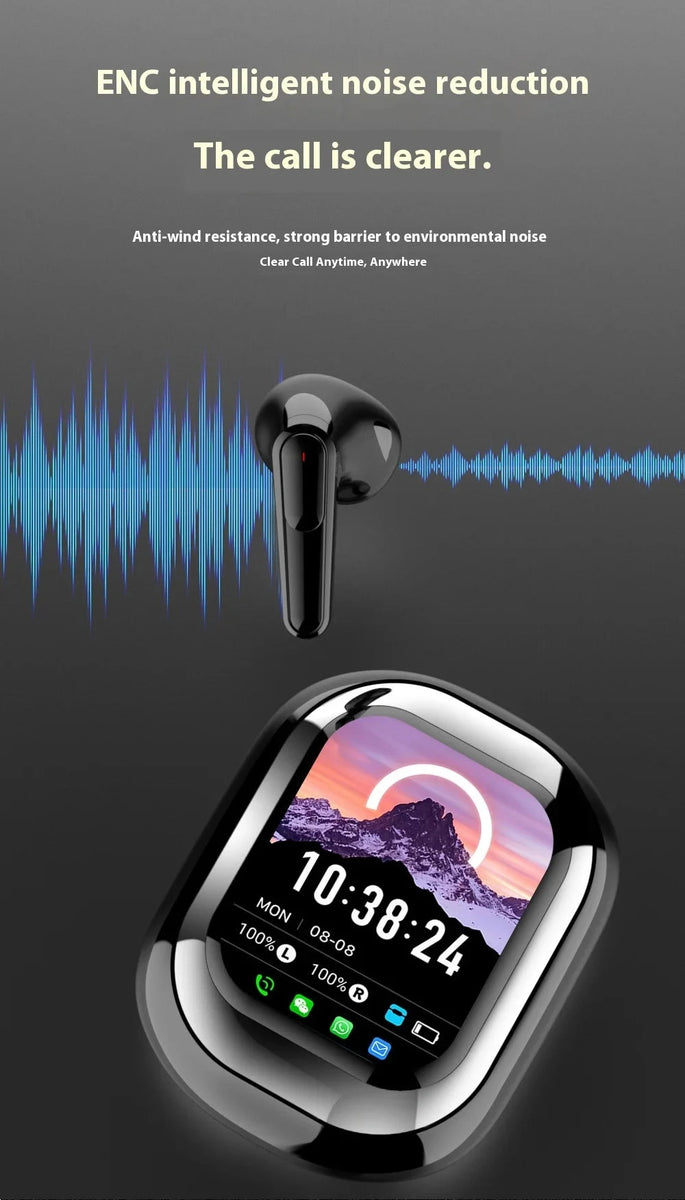 AI Translation Headset 2025 Wireless Bluetooth Smart Touch Earbuds DealNede™
