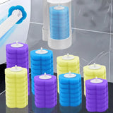 6-60PCS Disposable Toilet Brush Heads Bathroom Replacement Sponges Head Toilet Cleaning Brush Refills No Dead Angle Brush Heads DealNede™