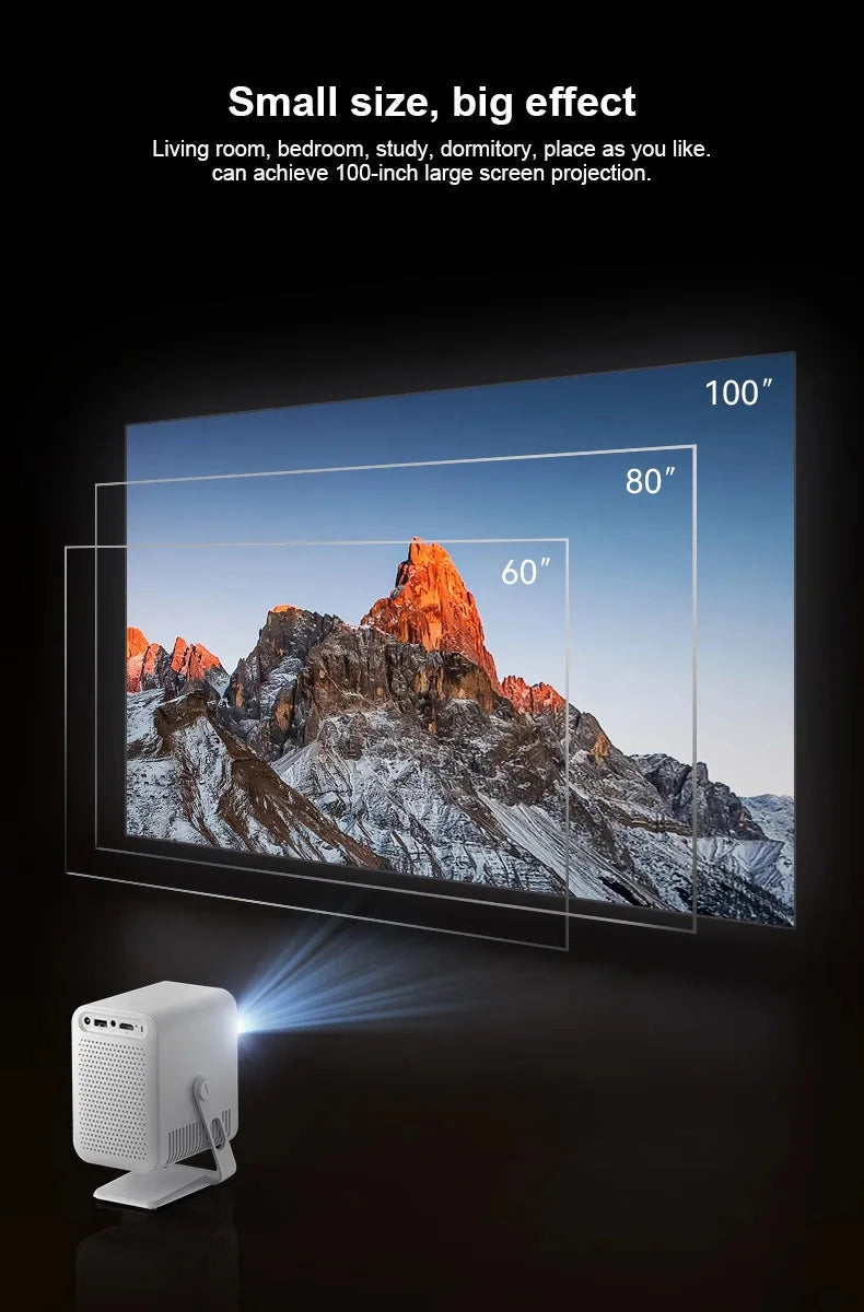 Yinzam HY600 Interactive Protable Projector 300ANSI BT5.0 WiFi Video Projector with Auto Focus Keystone for Meeting Education DealNede™