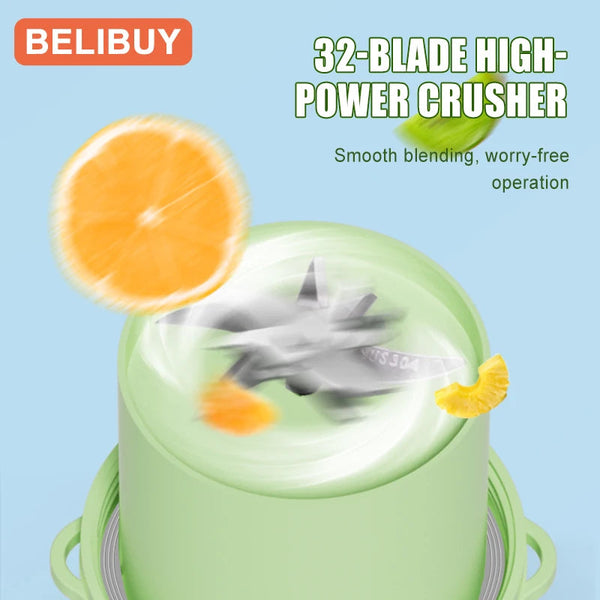 500/1300ML Electric Juicer Cup 6 Blades Blender Milkshake Machine USB Portable Fruit Milk Mixing Tool Mini Fresh Juice Blender DealNede™