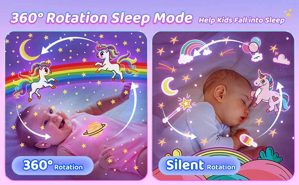 Galaxy Projector Night Light 360° Rotating Star Lamp for Kids Bedroom DealNede™