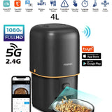 Smart Automatic Cat Feeder 1080P Camera WiFi App Control DealNede