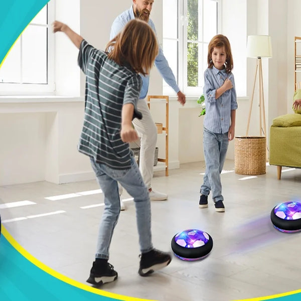 Hover Soccer Ball Kids Toy With Protective Foam Bumper And Colorful LED Lights ForBoys And Girls  (Battery supply)